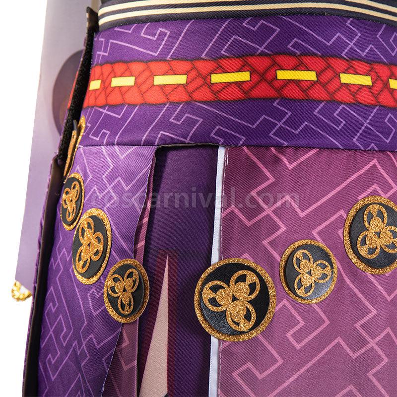 Genshin Impact Kujo Sara Fullset Cosplay Costumes coscarnival011110151