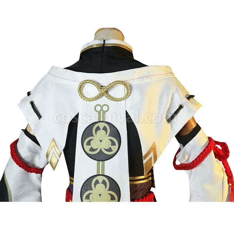 Genshin Impact Kujo Sara Fullset Cosplay Costumes coscarnival011110300