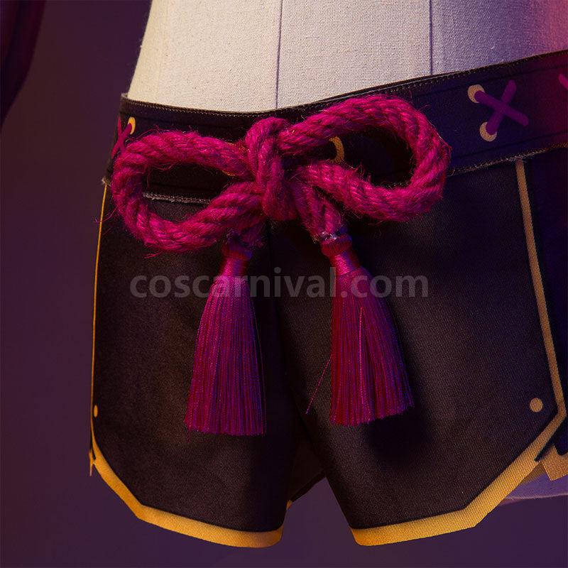 Genshin Impact Kuki Shinobu Cosplay Costumes coscarnival01115797