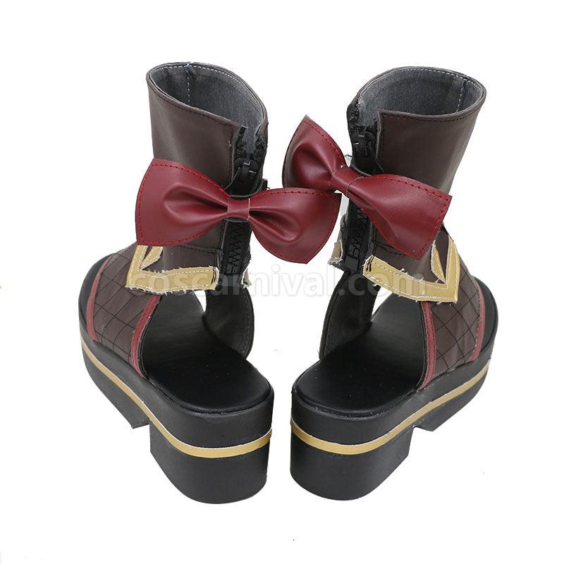 Genshin Impact Kuki Shinobu Cosplay Shoes coscarnival01112210