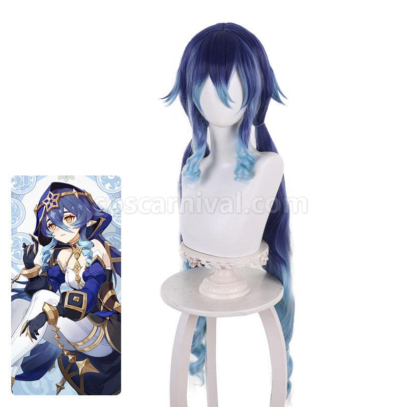 Genshin Impact Layla Cosplay Wigs coscarnival01112044