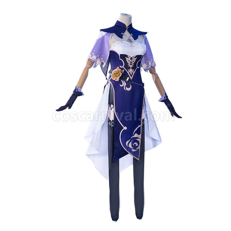 Genshin Impact Lisa Minci Fullset Cosplay Costumes coscarnival011112688