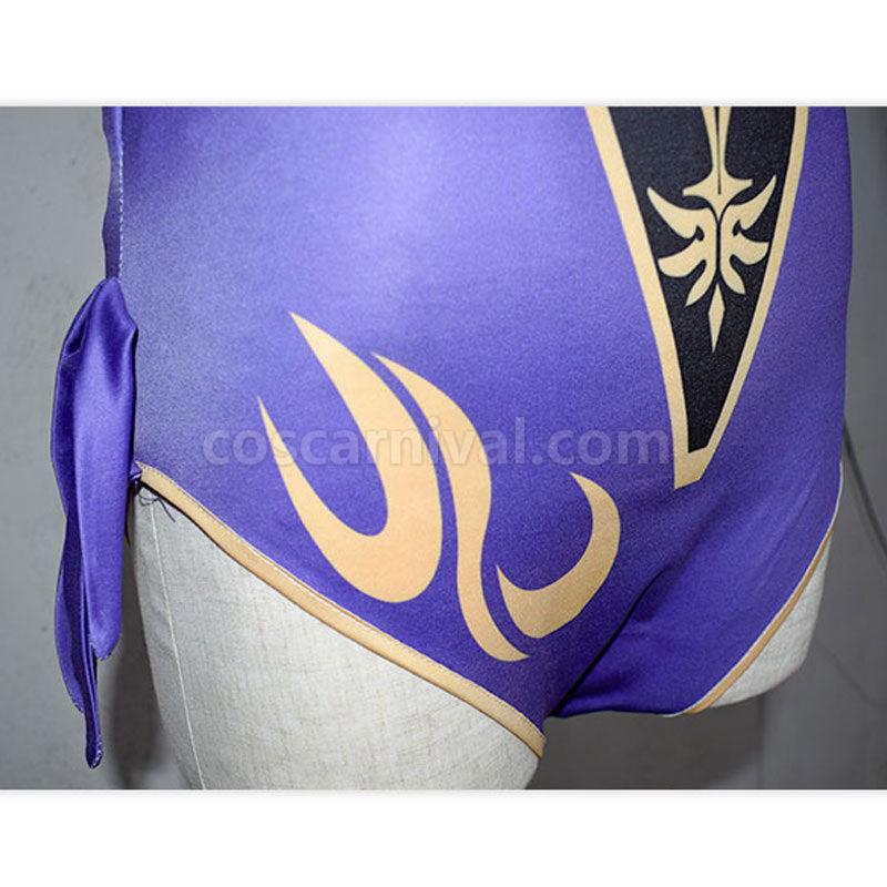 Genshin Impact Lisa Minci Swimsuit Cosplay Costumes coscarnival01115701