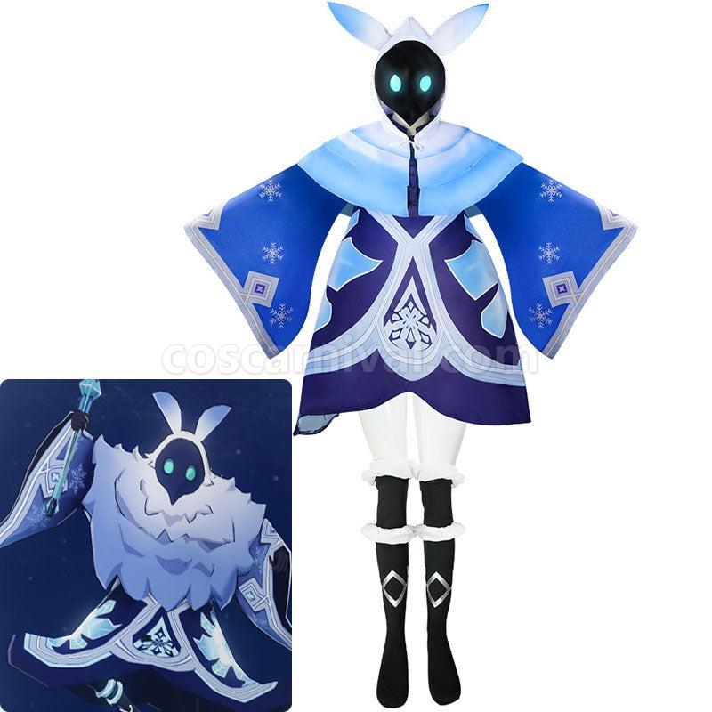 Genshin Impact Mago Del Abismo Cryo Hydro Cosplay Costumes coscarnival01115919