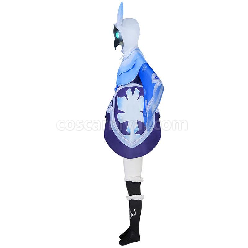Genshin Impact Mago Del Abismo Cryo Hydro Cosplay Costumes coscarnival01115925