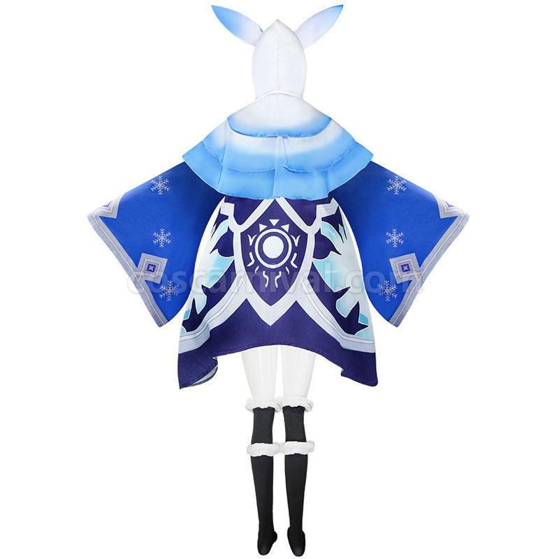 Genshin Impact Mago Del Abismo Cryo Hydro Cosplay Costumes coscarnival01115934