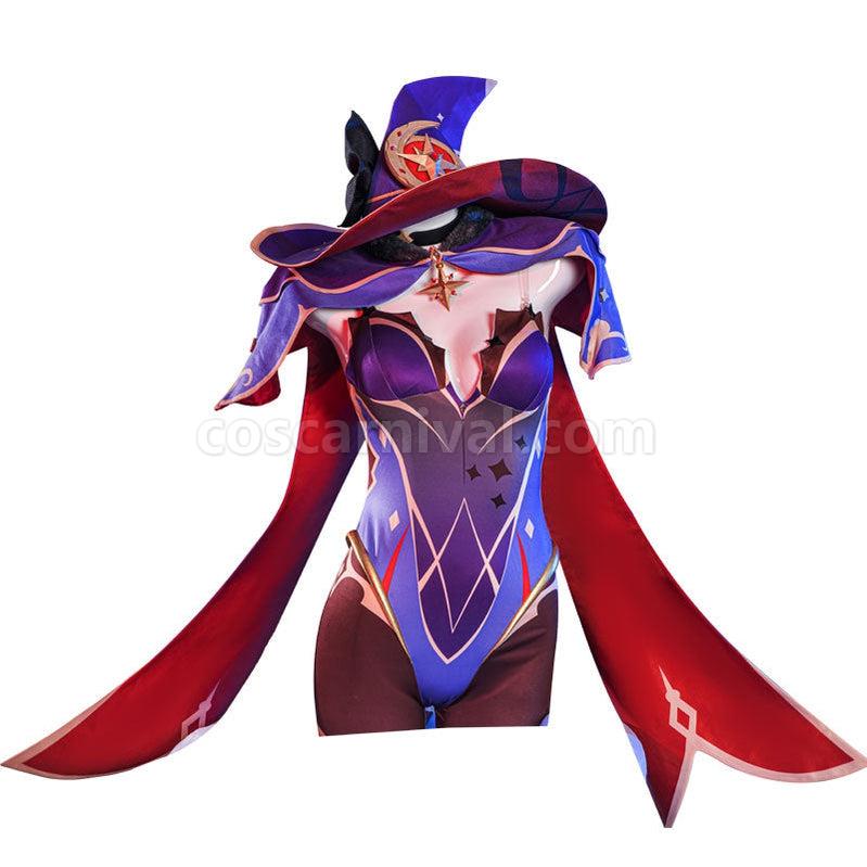 Genshin Impact Mona Megistus Fullset Cosplay Costumes coscarnival011112612