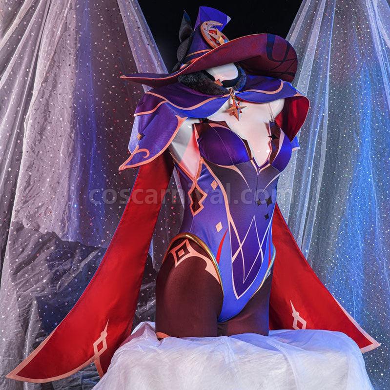 Genshin Impact Mona Megistus Fullset Cosplay Costumes coscarnival011112621