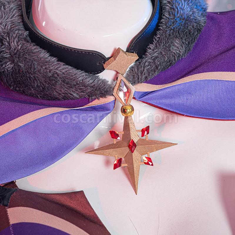 Genshin Impact Mona Megistus Fullset Cosplay Costumes coscarnival011112663