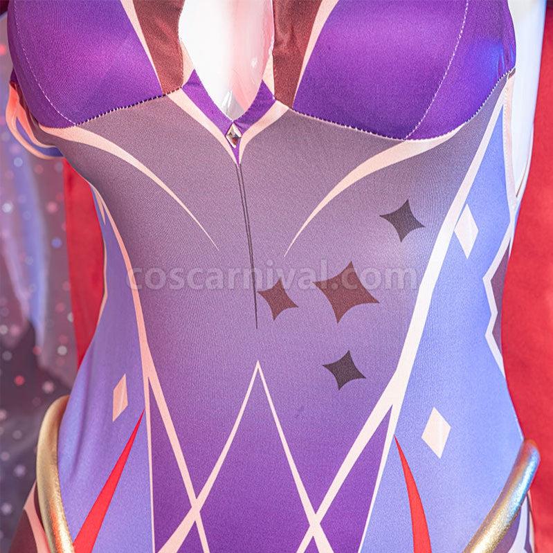 Genshin Impact Mona Megistus Fullset Cosplay Costumes coscarnival011112669