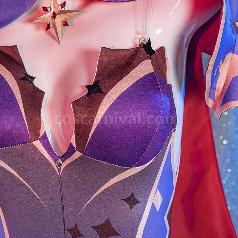 Genshin Impact Mona Megistus Fullset Cosplay Costumes coscarnival011112676