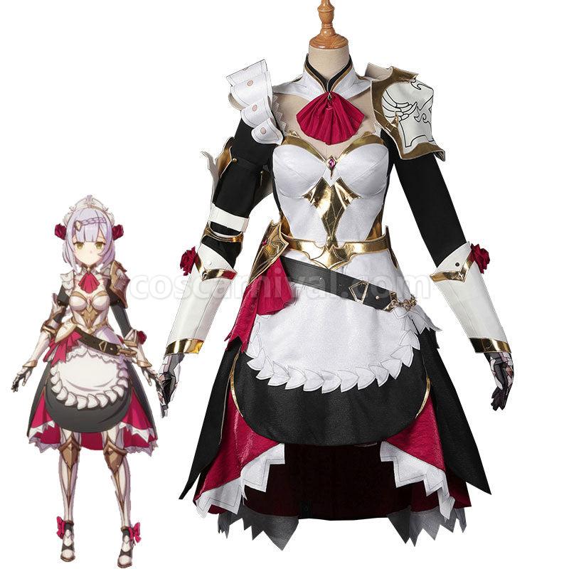 Genshin Impact Noelle Cosplay Costumes coscarnival01112802