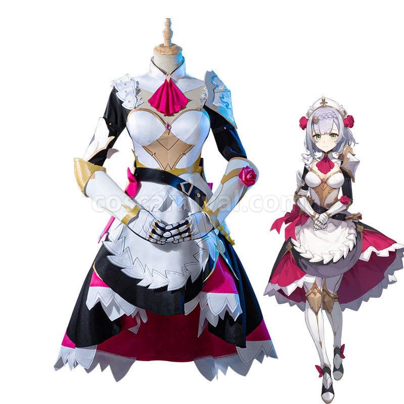 Genshin Impact Noelle Fullsuit Cosplay Costumes coscarnival011111879