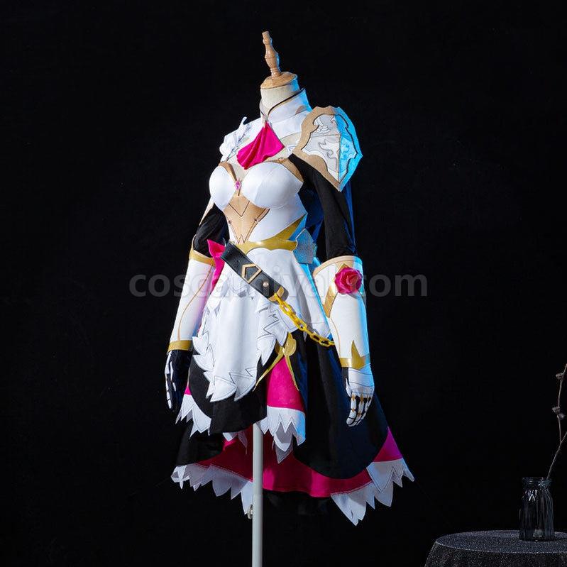 Genshin Impact Noelle Fullsuit Cosplay Costumes coscarnival011111902