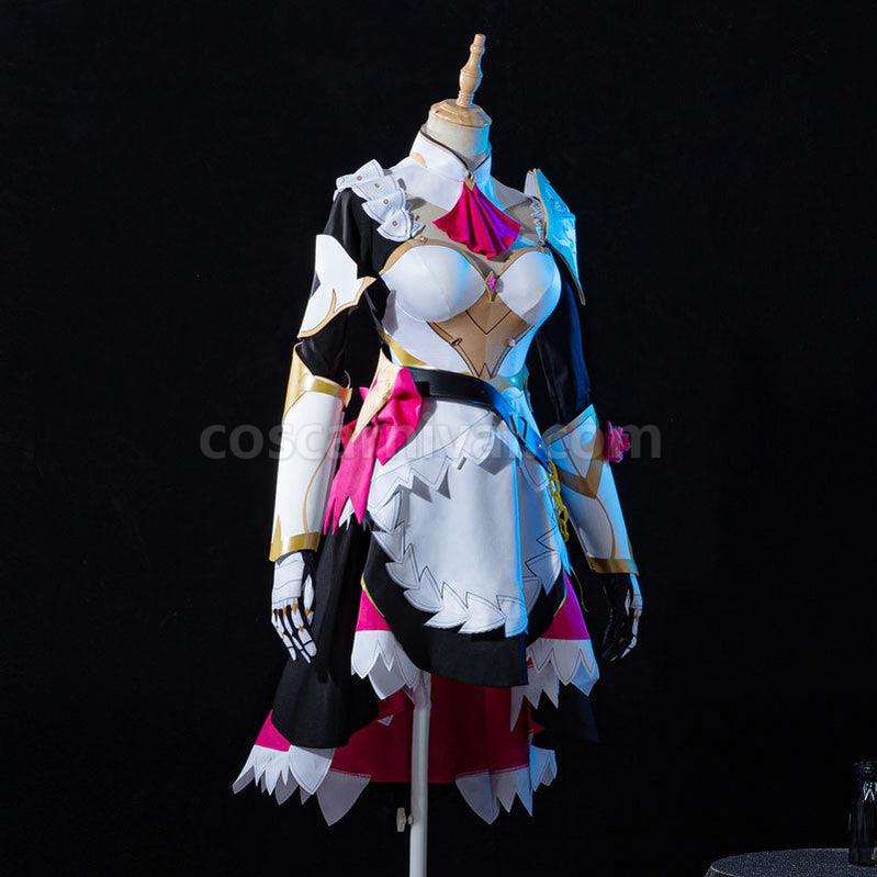 Genshin Impact Noelle Fullsuit Cosplay Costumes coscarnival011111912