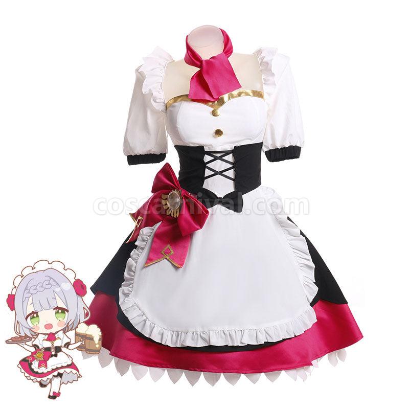 Genshin Impact Noelle Maid Cosplay Costumes coscarnival01119603