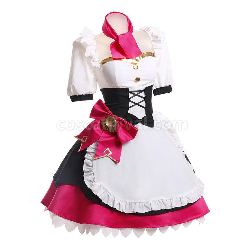 Genshin Impact Noelle Maid Cosplay Costumes coscarnival01119617