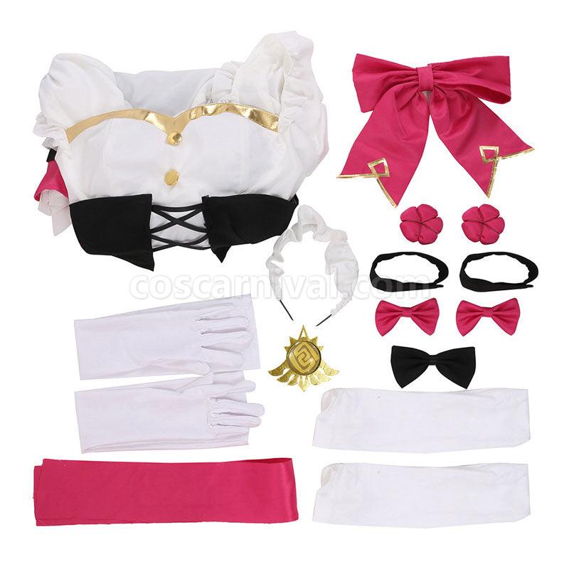 Genshin Impact Noelle Maid Cosplay Costumes coscarnival01119632