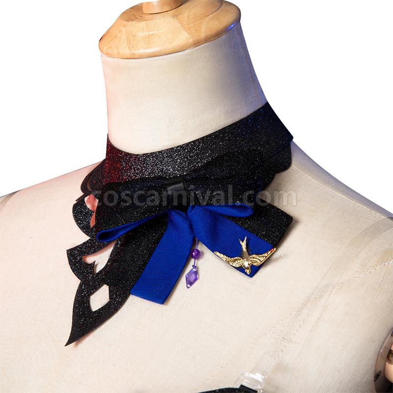 Genshin Impact Opulent Splendor Keqing Cosplay Costumes coscarnival01117861