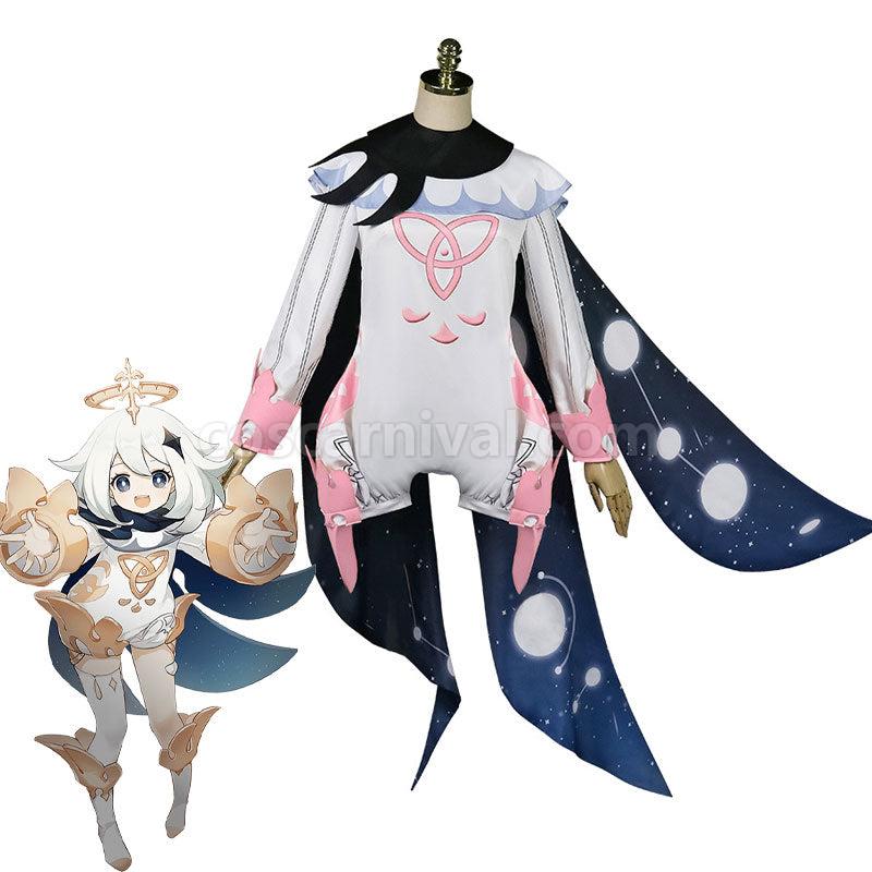 Genshin Impact Paimon Fullset Cosplay Costumes coscarnival01117678
