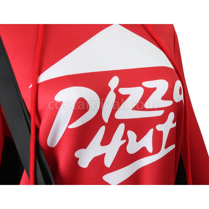 Genshin Impact Pizza Hut Amber Cosplay Costumes coscarnival01112342
