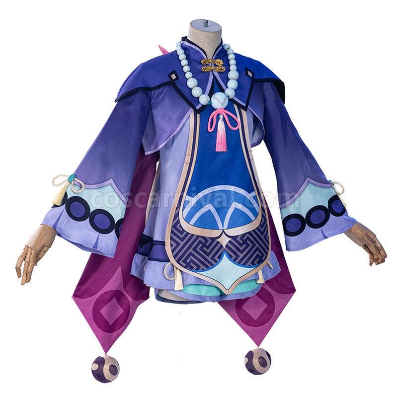 Genshin Impact QiQi Fullset Cosplay Costumes coscarnival011112699