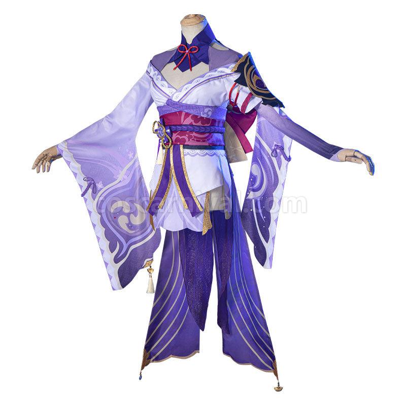 Genshin Impact Raiden Shogun Baal Fullset Cosplay Costumes coscarnival011110293
