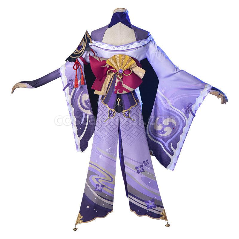 Genshin Impact Raiden Shogun Baal Fullset Cosplay Costumes coscarnival011110303