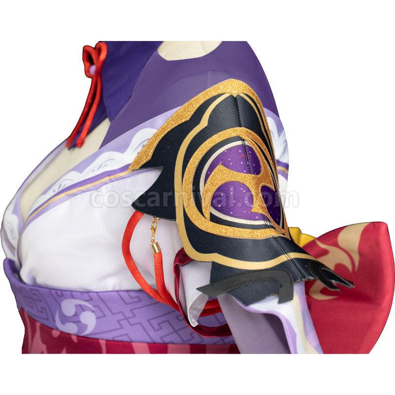 Genshin Impact Raiden Shogun Baal Fullset Cosplay Costumes coscarnival011110328