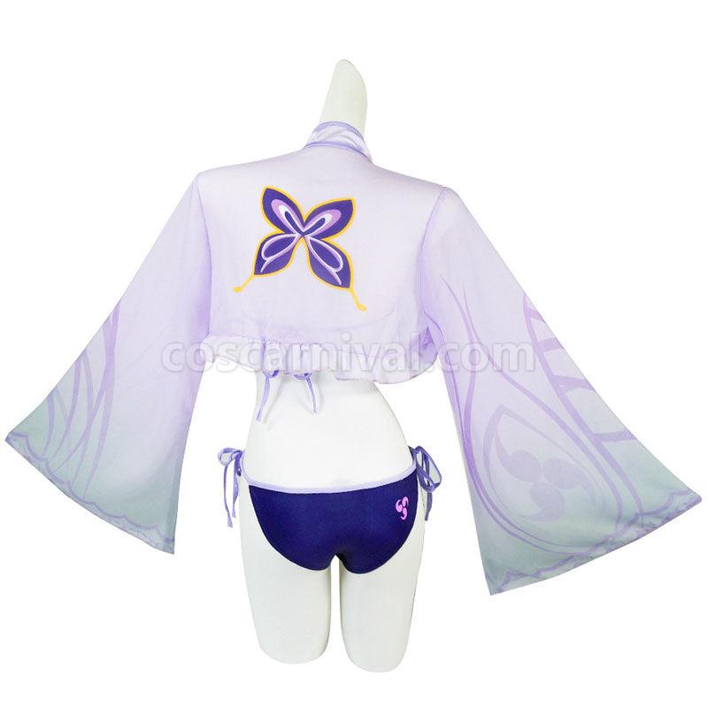 Genshin Impact Raiden Shogun Baal Swimsuit Cosplay Costumes coscarnival01115566