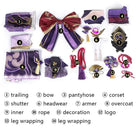 Genshin Impact Raiden Shogun Fullset Cosplay Costumes coscarnival011110680
