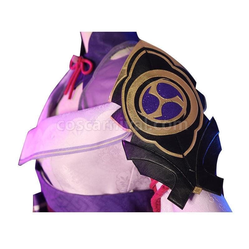 Genshin Impact Raiden Shogun Fullset Cosplay Costumes coscarnival011110714