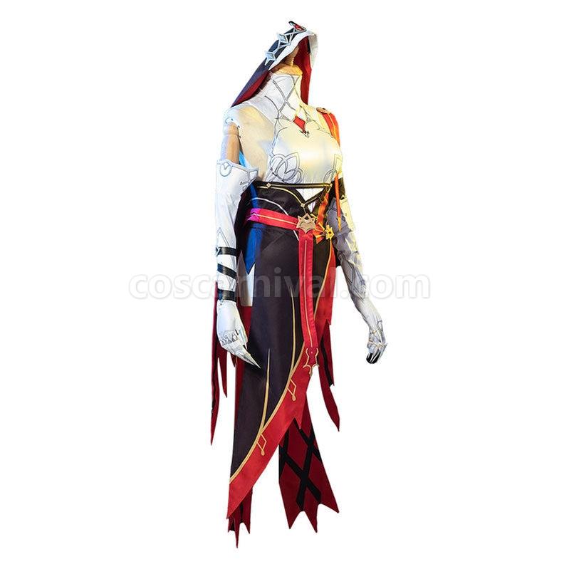 Genshin Impact Rosaria Fullsuit Cosplay Costumes coscarnival011111883