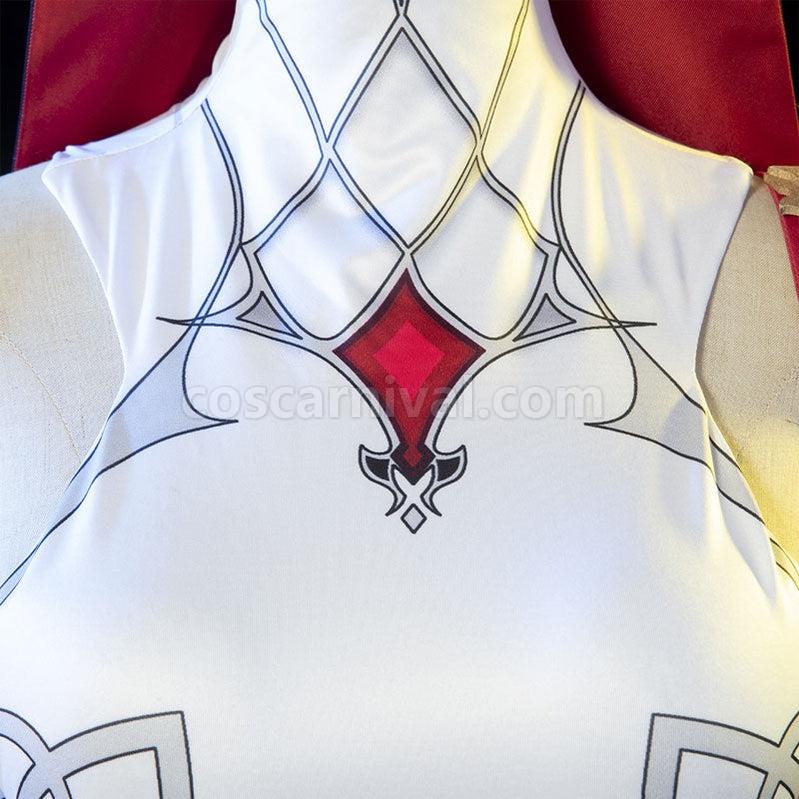 Genshin Impact Rosaria Fullsuit Cosplay Costumes coscarnival011111919
