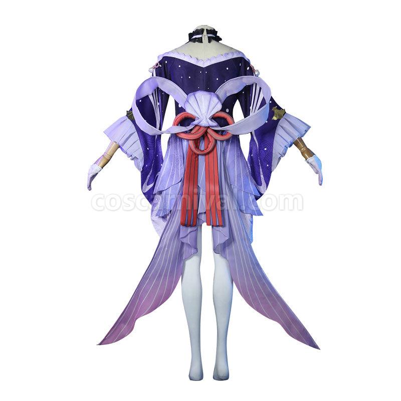 Genshin Impact Sangonomiya Kokomi Fullset Cosplay Costumes coscarnival011110094
