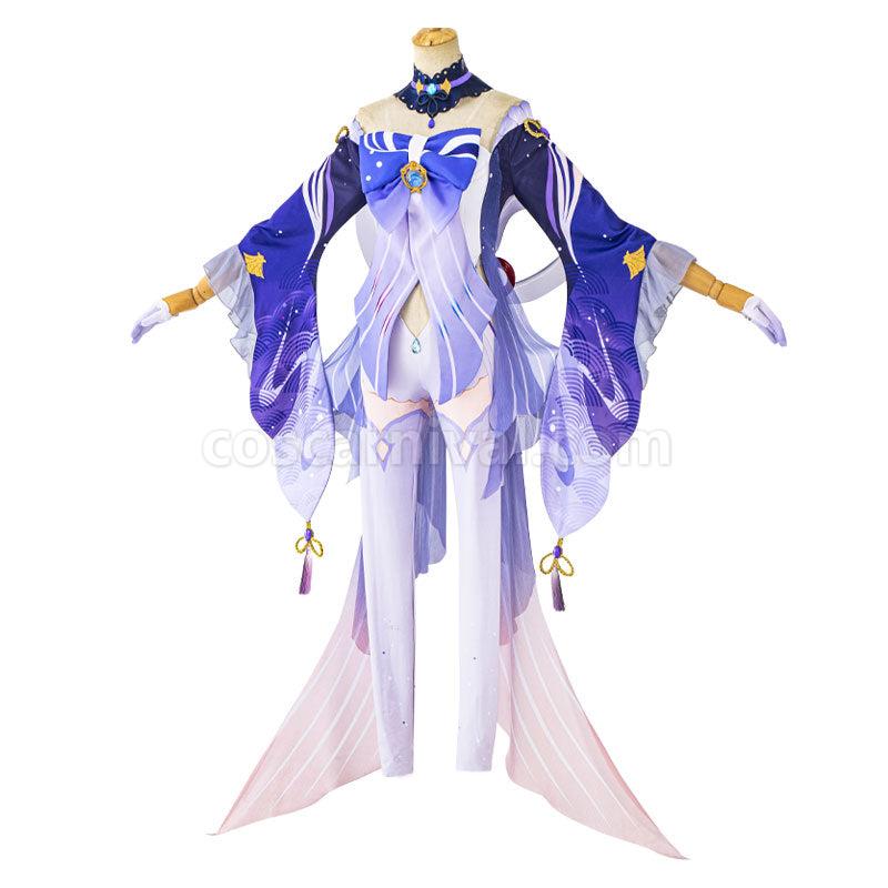 Genshin Impact Sangonomiya Kokomi Halloween Cosplay Costumes coscarnival011110040