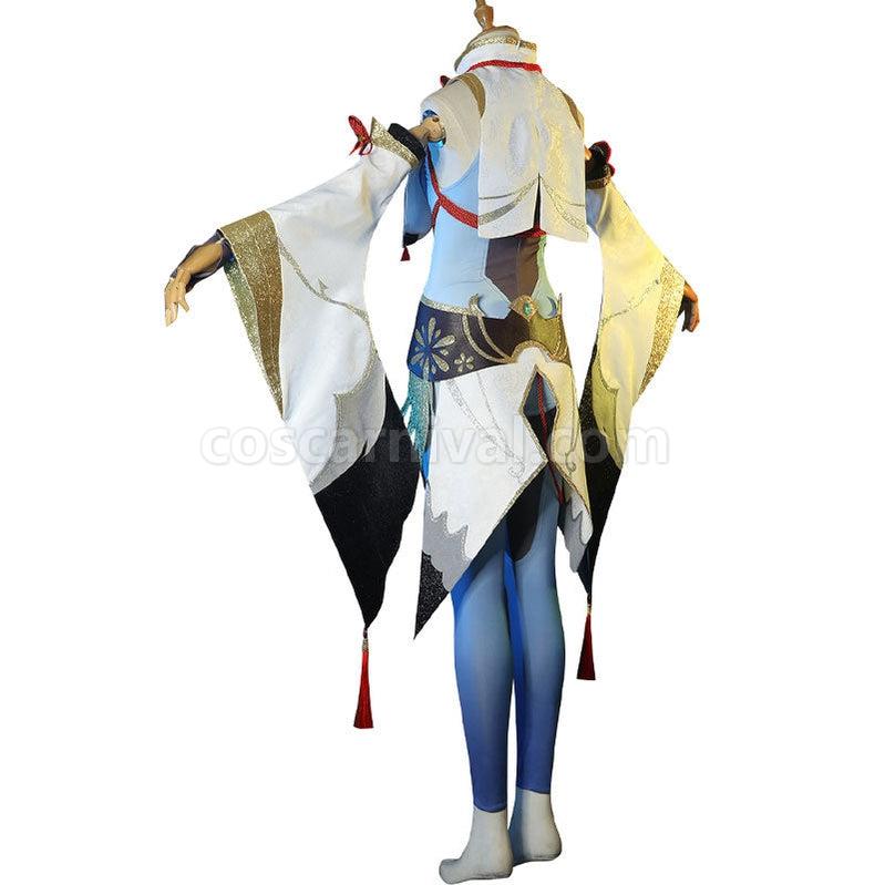 Genshin Impact ShenHe Fullsuit Cosplay Costumes coscarnival011110676