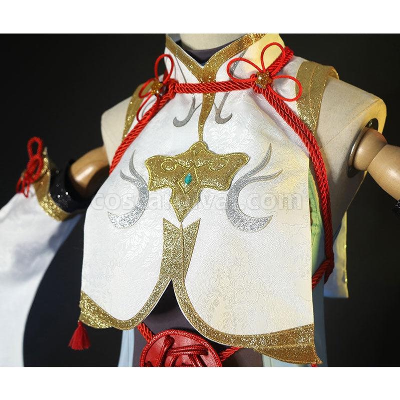 Genshin Impact ShenHe Fullsuit Cosplay Costumes coscarnival011110704