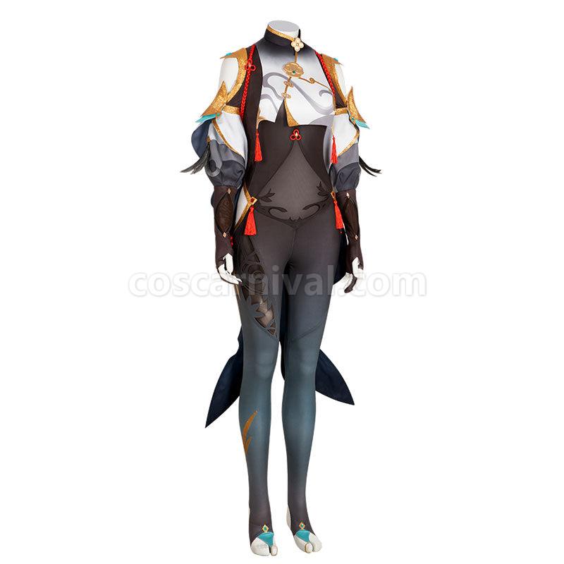 Genshin Impact Shenhe Cosplay Costumes coscarnival01118639