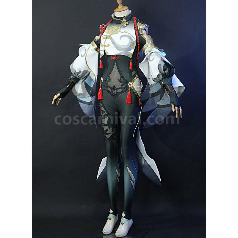 Genshin Impact Shenhe Fullset Cosplay Costumes coscarnival01118422
