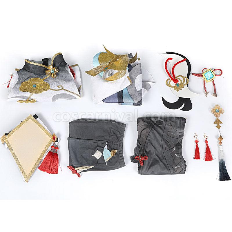 Genshin Impact Shenhe Fullset Cosplay Costumes coscarnival01118855