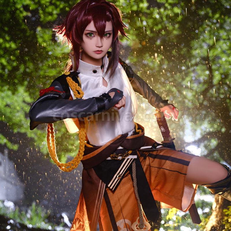 Genshin Impact Shikanoin Heizou Cosplay Costumes coscarnival01114831