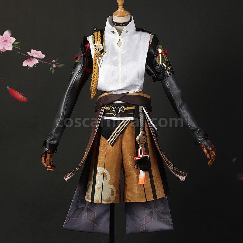 Genshin Impact Shikanoin Heizou Cosplay Costumes coscarnival01114874