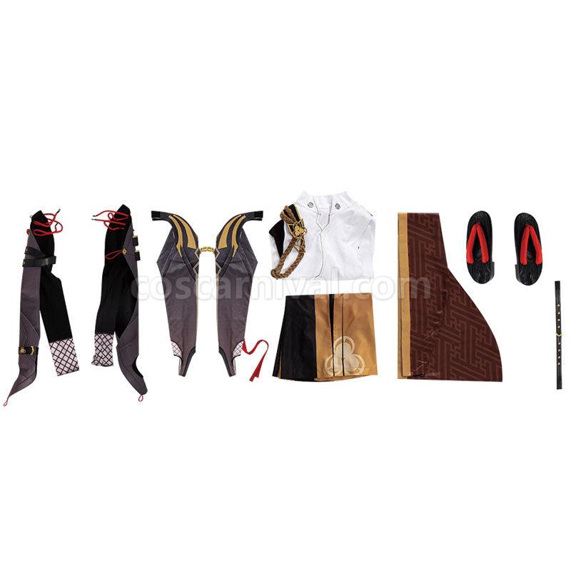 Genshin Impact Shikanoin Heizou Fullset Cosplay Costumes coscarnival01114431