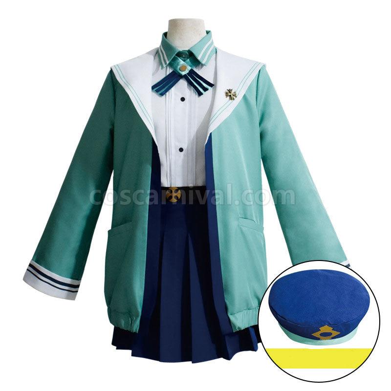 Genshin Impact Sucrose JK Uniform Cosplay Costumes coscarnival01115162