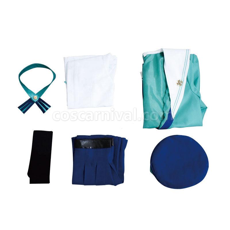 Genshin Impact Sucrose JK Uniform Cosplay Costumes coscarnival01115205