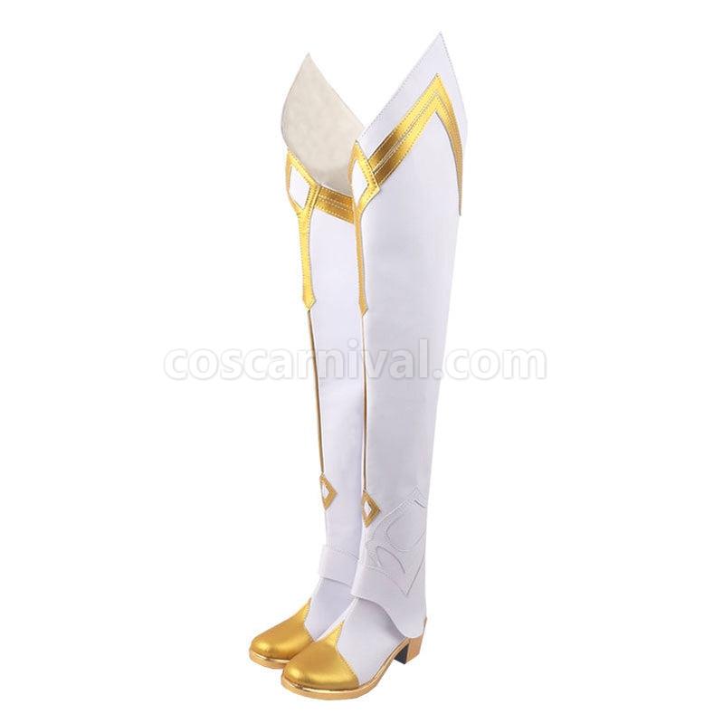 Genshin Impact Traveler Female Cosplay Shoes coscarnival011110434