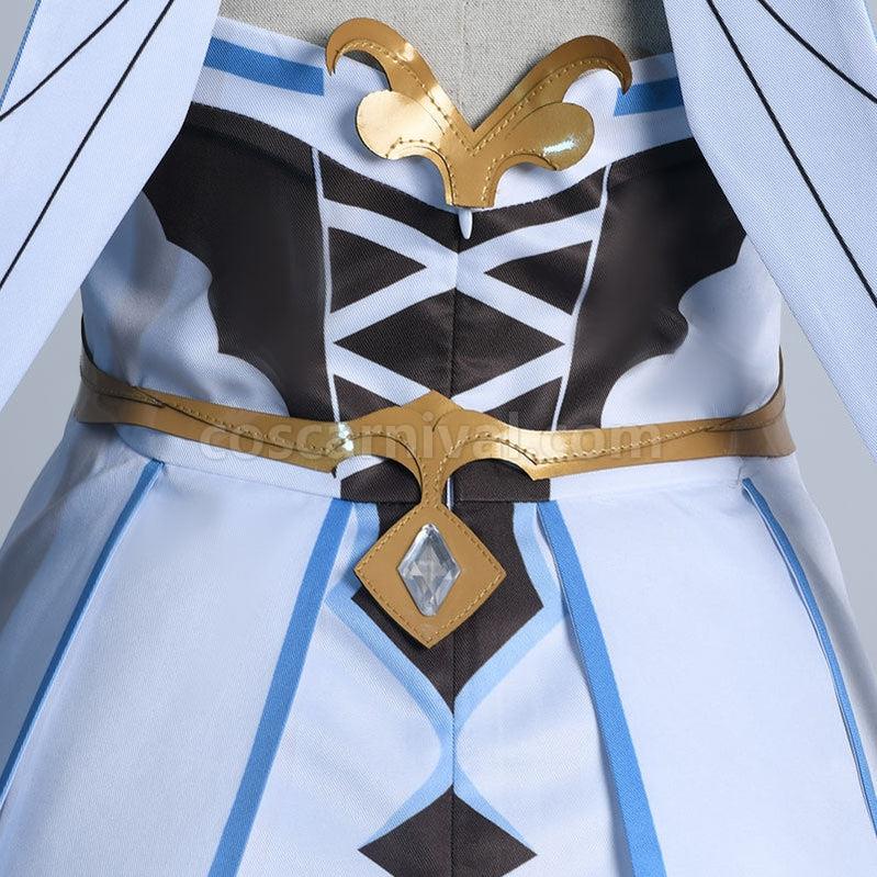 Genshin Impact Traveler Lumine Fullset Cosplay Costumes coscarnival011113072