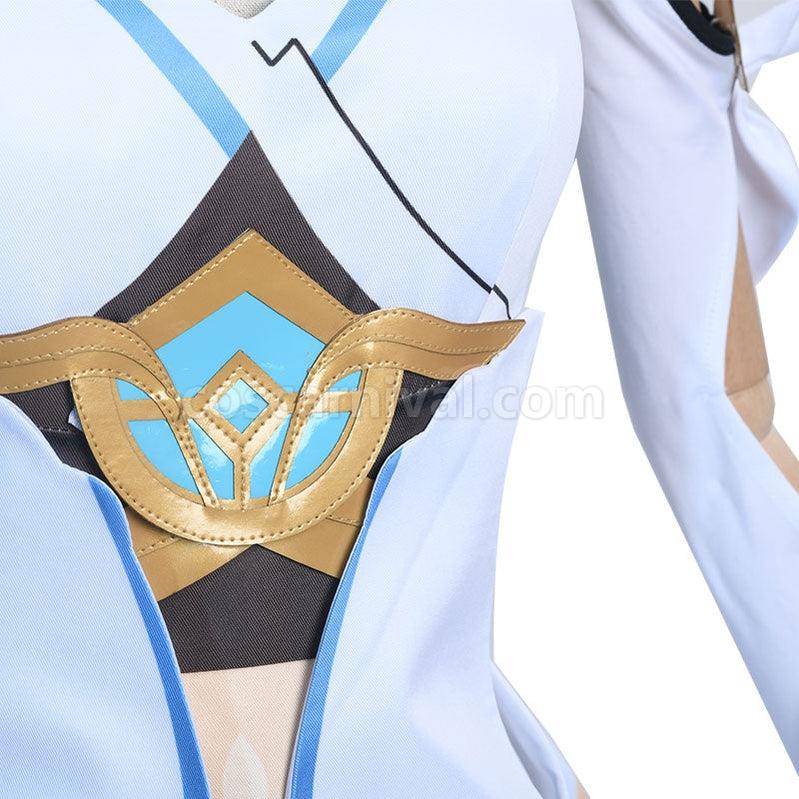 Genshin Impact Traveler Lumine Fullset Cosplay Costumes coscarnival011113082