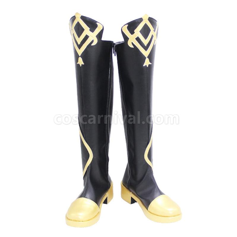Genshin Impact Traveler Male Cosplay Shoes coscarnival011110464